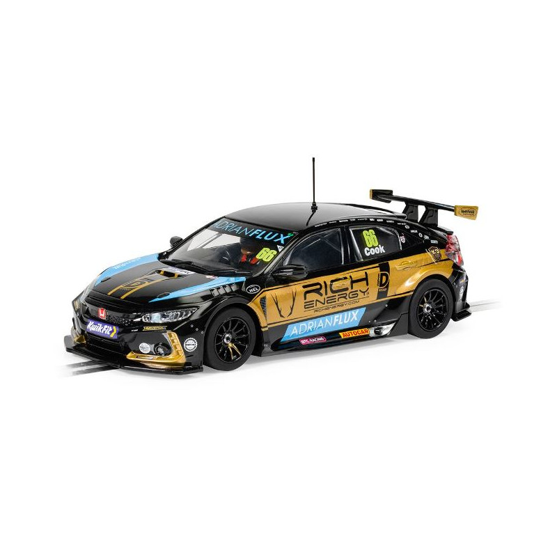 1:32 Scalextric Honda Civic FK8 Type R Btcc 2022 BTC Racing Josh Cook Slot