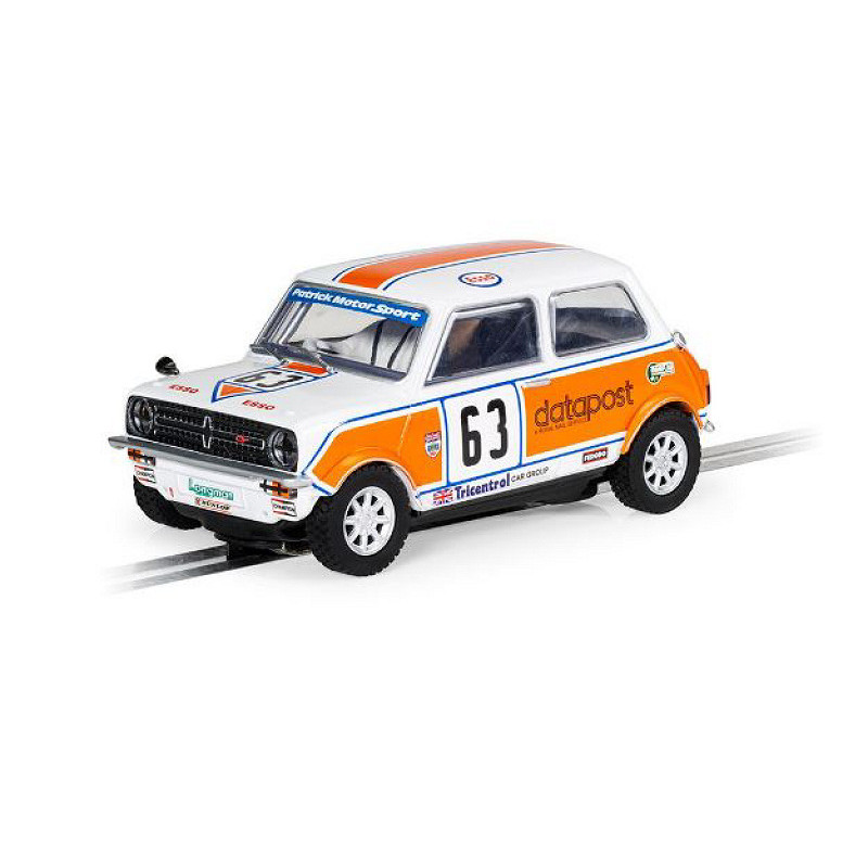 1:32 Scalextric Mini 1275 GT Data Post Alan Curnow 1979 Bscc Slot