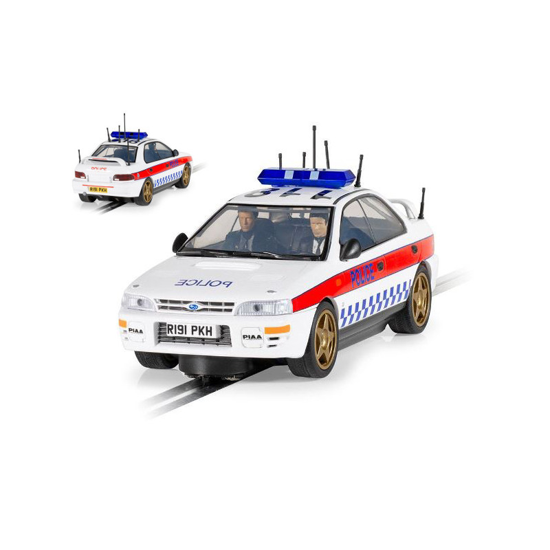 1:32 Scalextric Subaru Impreza WRX Police Edition Slot