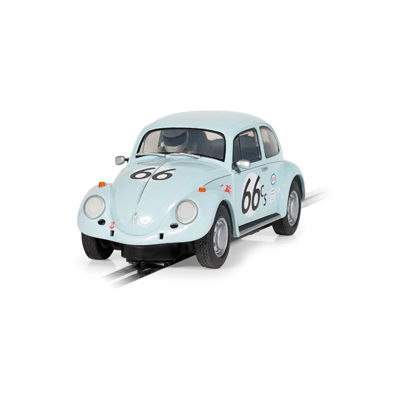 1:32 Scalextric Volkswagen Beetle Blu 66 Slot