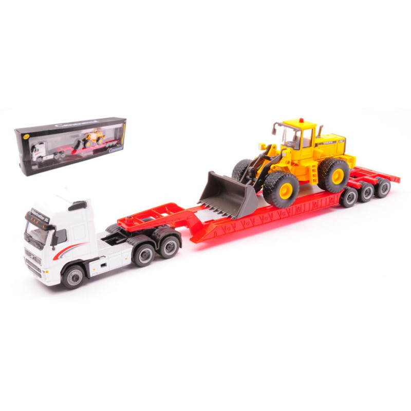 1:87 Cararama Volvo FH12 With Bulldozer L150C