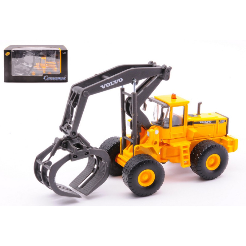 Cararama Sollevatronchi Volvo L180C Timber Wheel Loader 1:84