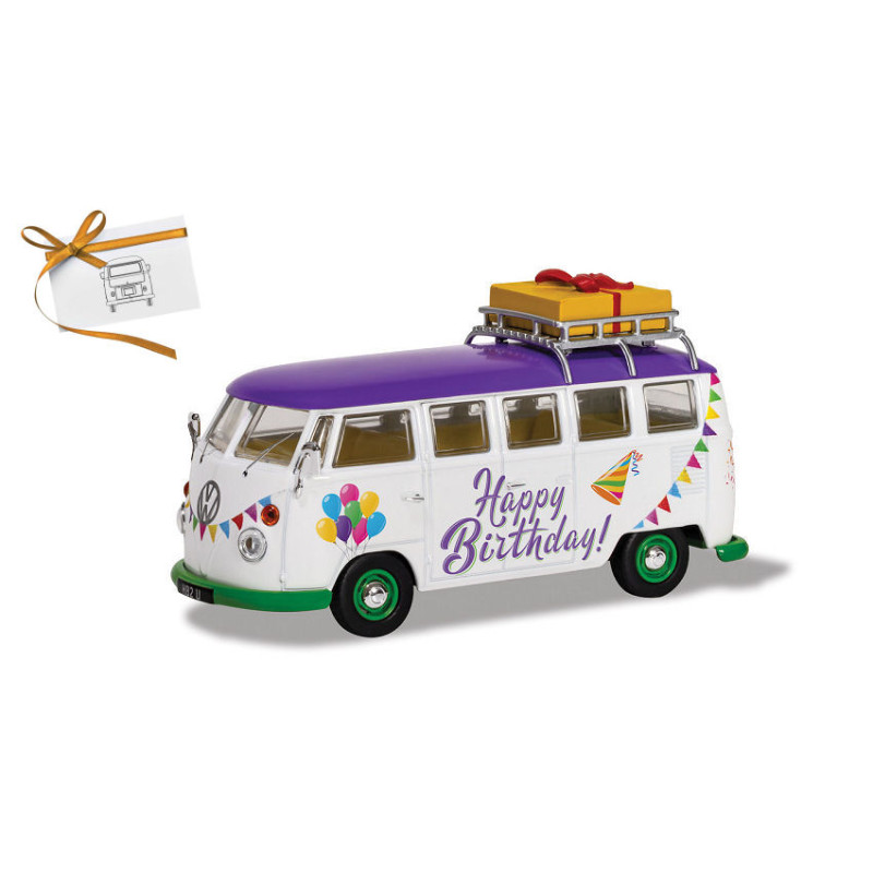 1:43 Corgi VW Camper Happy Birthday