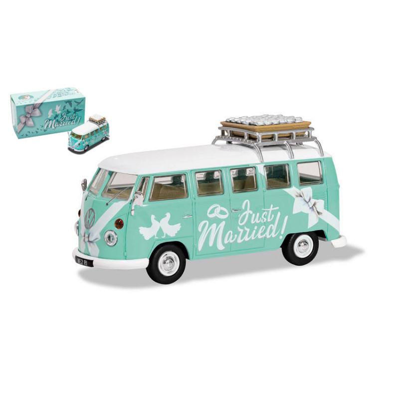 1:43 Corgi VW Camper Just Married