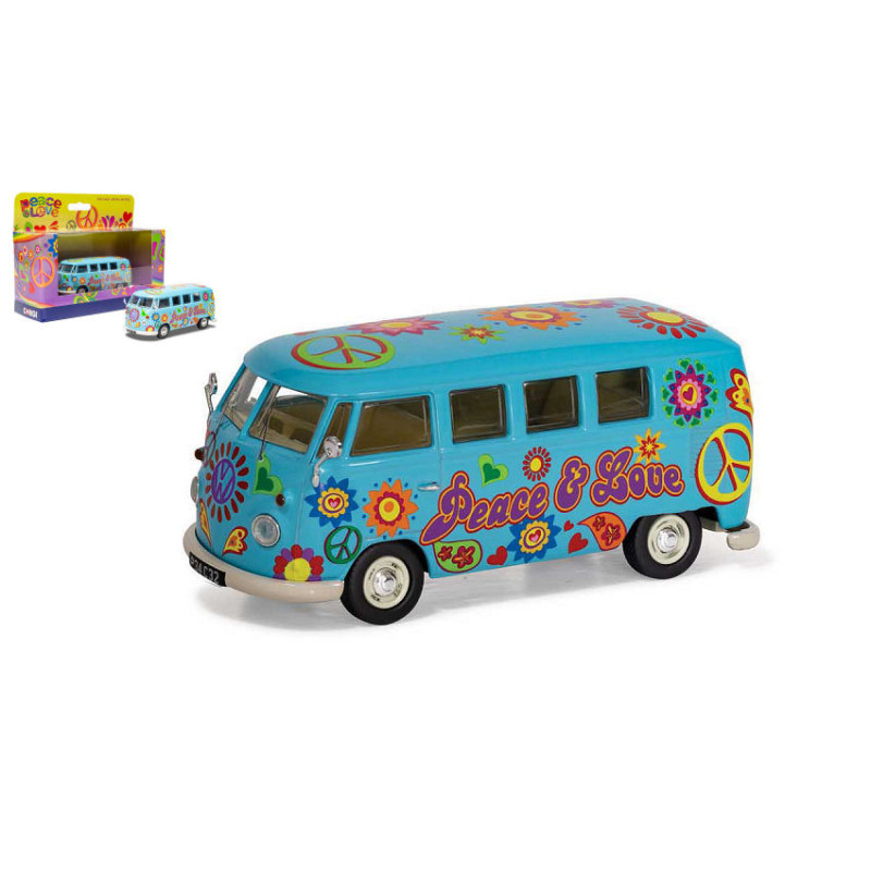 1:43 Corgi VW Camper Peace Love Freedom