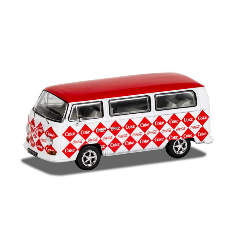 1:43 Corgi VW Campervan   Diamond Coca Cola