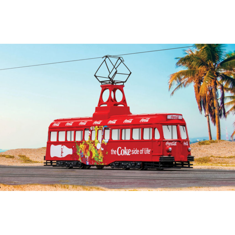 1:76 Corgi Coca Cola Single Decker Tram