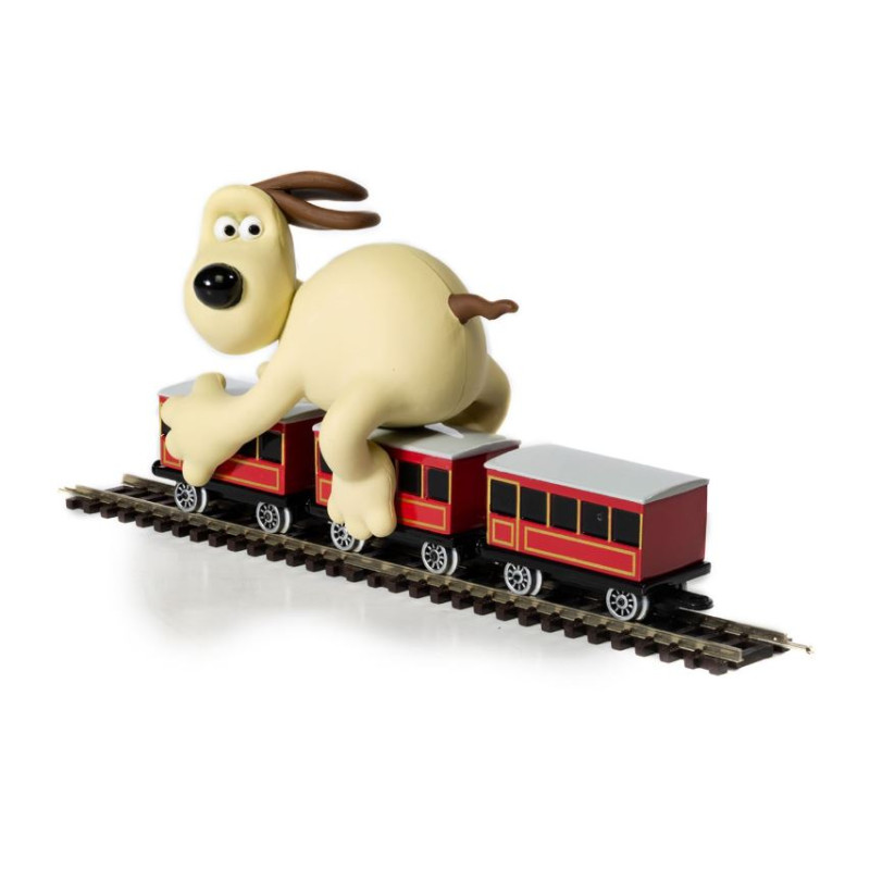 Corgi Wallace & Gromit THE Wrong Trousers Gromit & Coaches cm 13