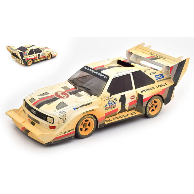 1:18 CMR Audi Quattro S1 N1 Winner Pikes Peak 1987 Walter Rohrl Dirty Vers.