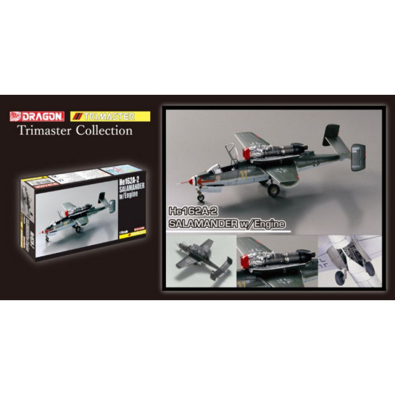 1:48 Dragon HE162A 2 Salamander W/engine KIT