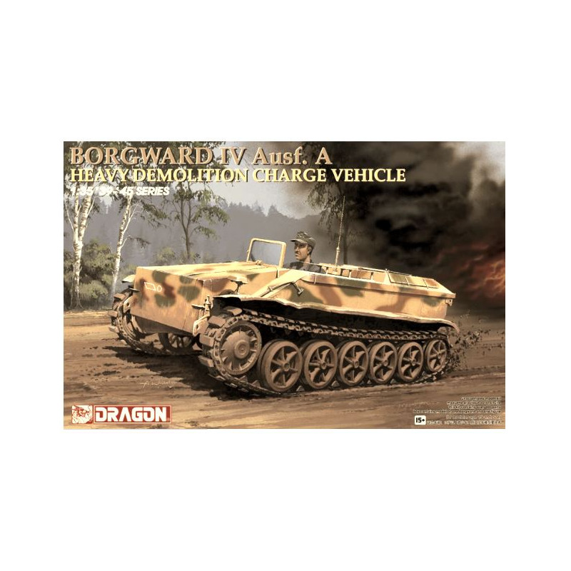 1:35 Dragon Borgward IV Ausf. A Heavy Demolition Charge Vehicle KIT