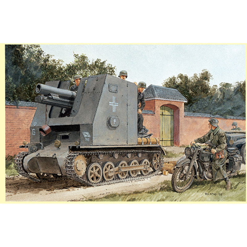 1:35 Dragon 15 cm S.IG.33 (sf) AUF Pz.kpfw.i.ausf.b KIT