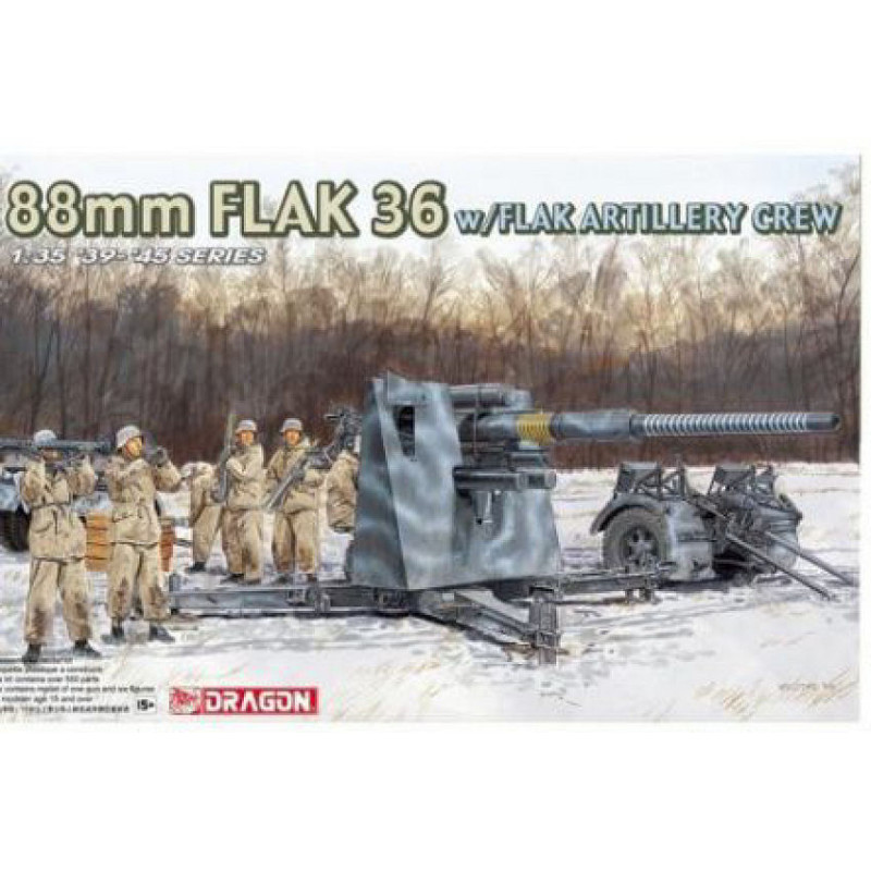 Dragon 88 MM Flak Art.crew KIT