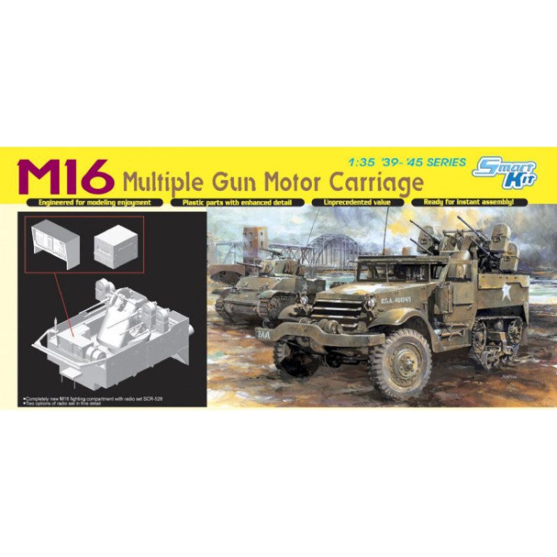 1:35 Dragon M16 Multiple GUN Motor Carriage KIT