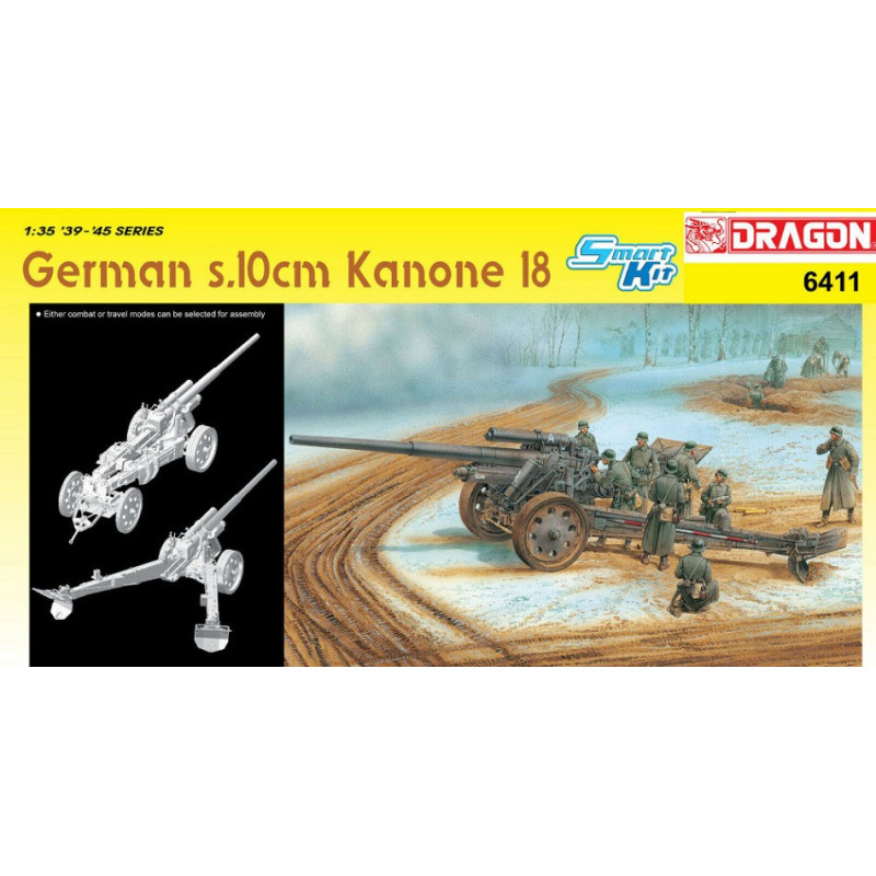 1:35 Dragon German S 10 cm Kanone KIT