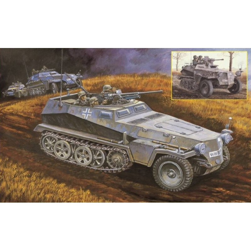 1:35 Dragon Sd.Kfz.250 Ausf.a Schuetzenpanzerwagen (2 IN 1) KIT