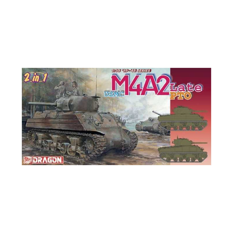 1:35 Dragon U.s.marines M4A2(W) (pto)  KIT