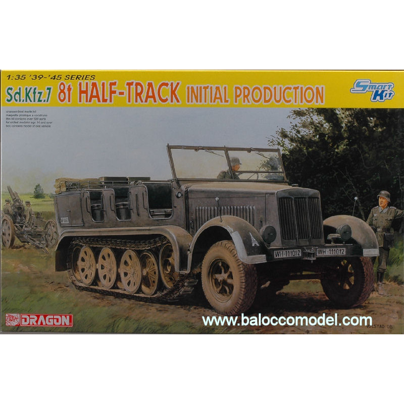 1:35 Dragon SD KFZ 8 T Halftrack KIT