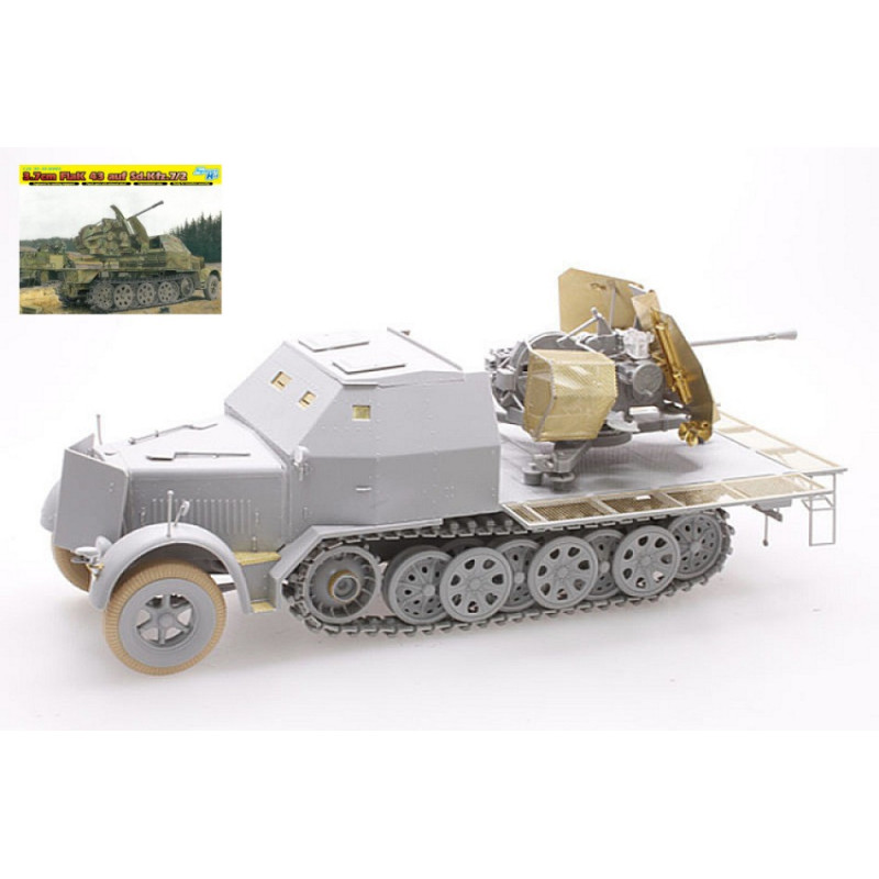 1:35 Dragon SD.KFZ.7 W/3.7 CM Flak 43 KIT