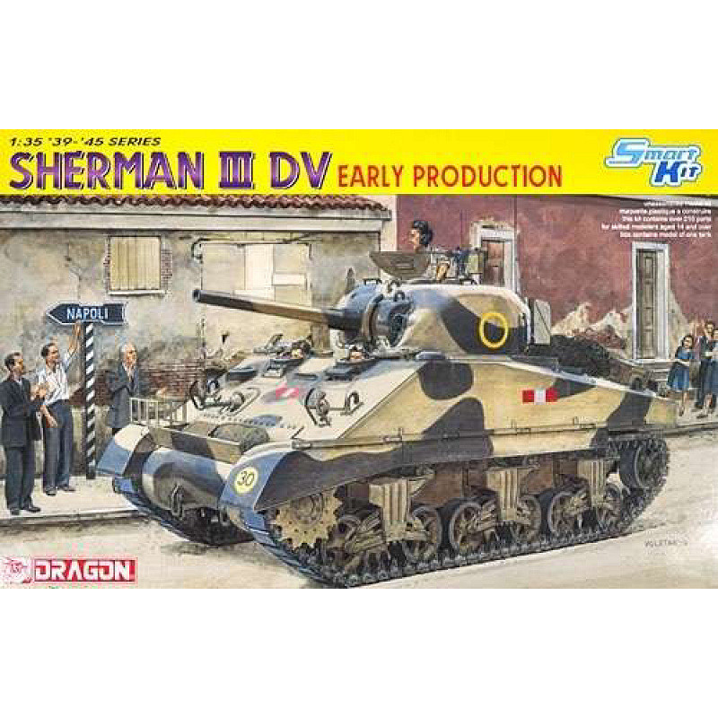 1:35 Dragon Sherman III DV Early Production KIT