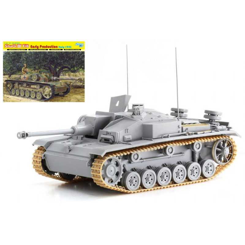 1:35 Dragon Stug.iii AUSF.F/8 Early Production Italy 1943 Smart KIT