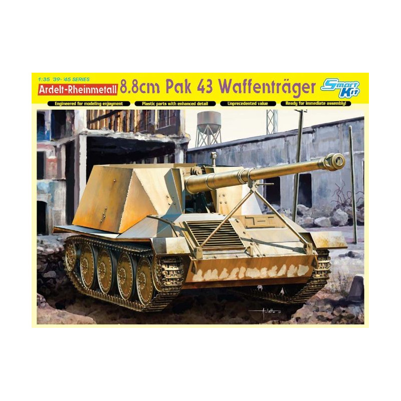 1:35 Dragon Waffentrager 8,8 cm PAK 43 KIT