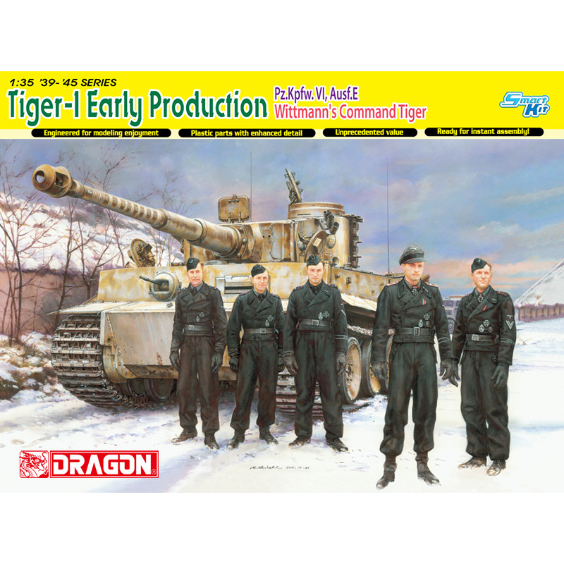 1:35 Dragon Tiger I Early Production Pz.kpfw.vi,ausf.e KIT