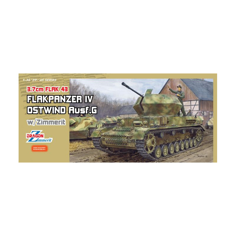 1:35 Dragon Flakpanzer IV Ostwind 3,7 cm Flak 43 KIT