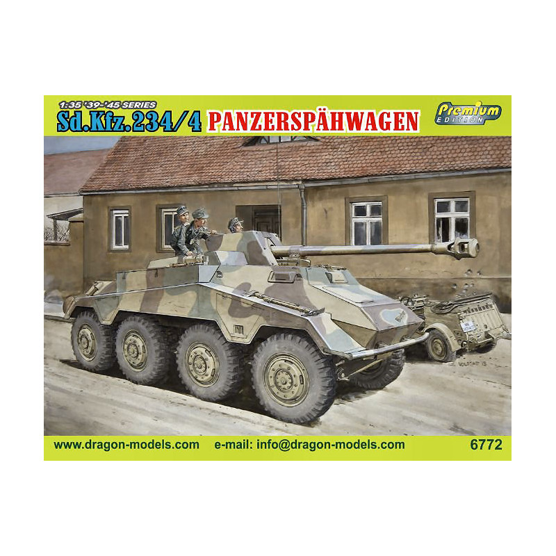 1:35 Dragon SD.KFZ.234/4 Panzerspahwagen KIT