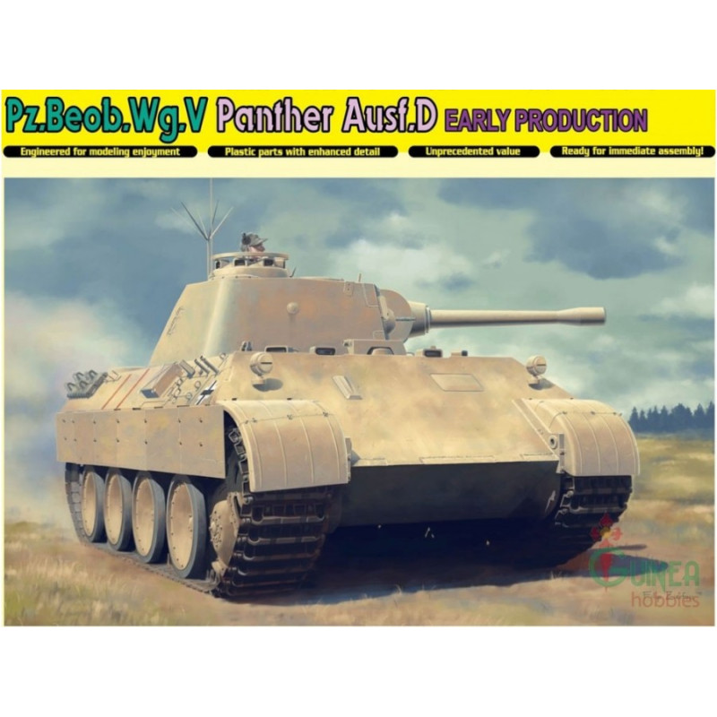 1:35 Dragon Pz.beob.wg.v Panther Ausf.d Early Production KIT