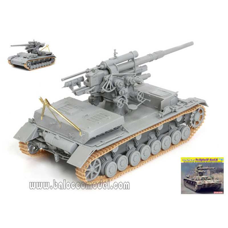 1:35 Dragon Flak 36 88 mm PZ Kpfw IV H KIT