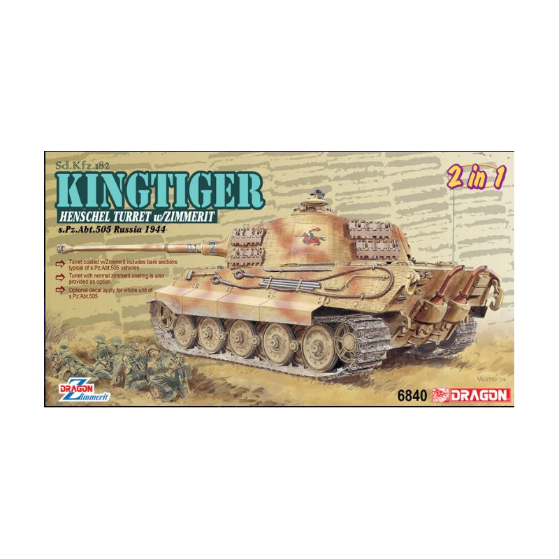 1:35 Dragon Kingtiger Henschel 505 KIT