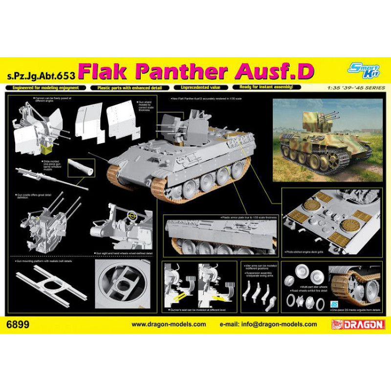 1:35 Dragon Flak Panther Ausf.d S.pz.jg.abt KIT