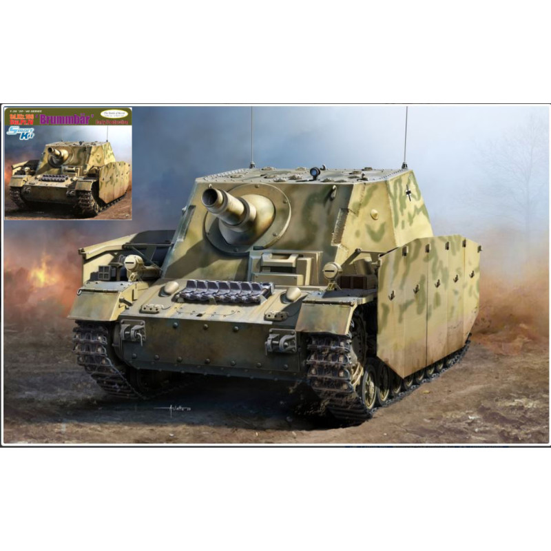 1:35 Dragon Sd.Kfz.166 Stu.pz. IV Brummbar Kursk KIT