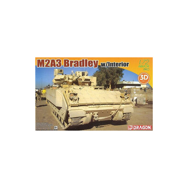 1:72 Dragon M2A3 Bradley W/interior KIT