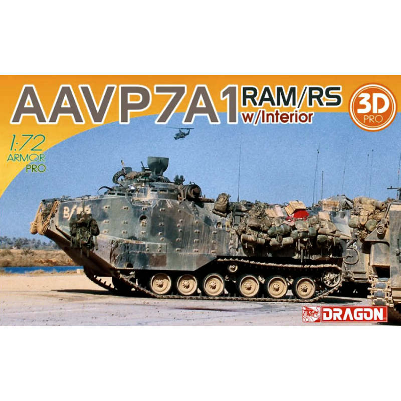 1:72 Dragon AAVP7A1 Ram/rs W/interior KIT