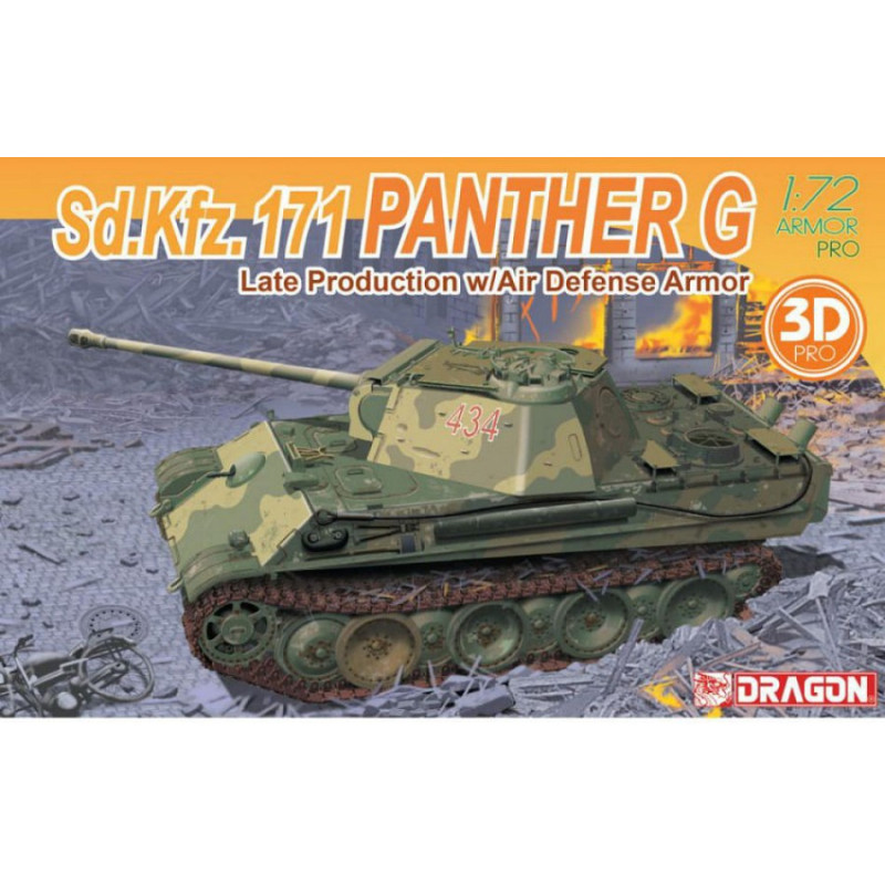 1:72 Dragon Panther G Late Production W/air Defense Armor KIT