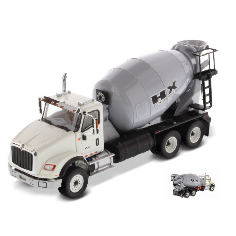 1:50 Diecast Master HX615 Concrete Mixer Bianco/grigio