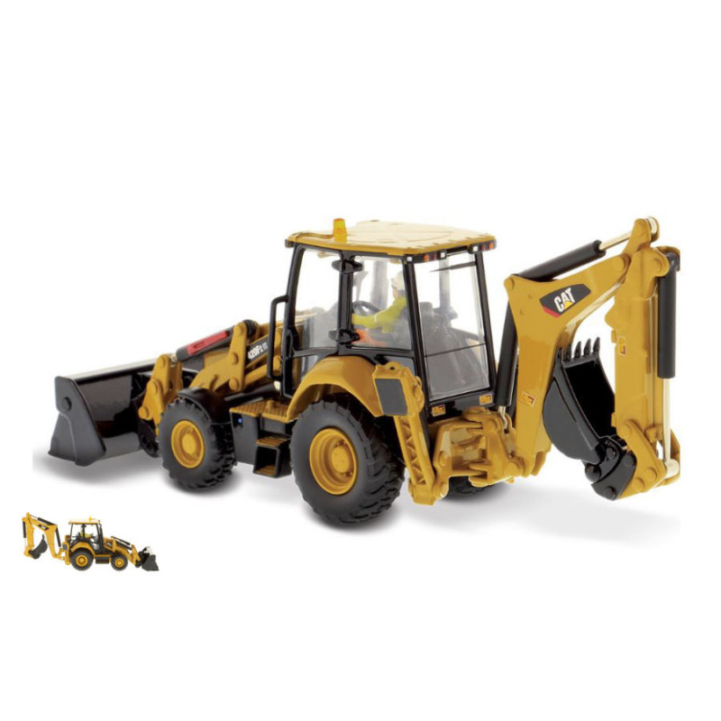 1:50 Diecast Master CAT 420F2 IT Backhoe Loader Pivot