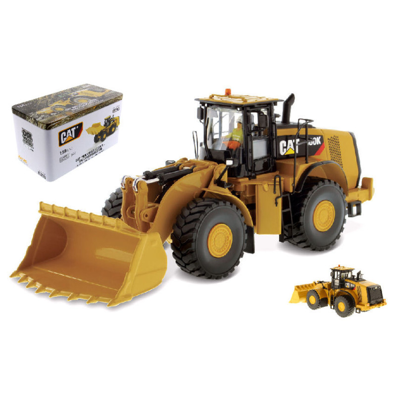 1:50 Diecast Master CAT 980K Wheel Loader W/rockcon