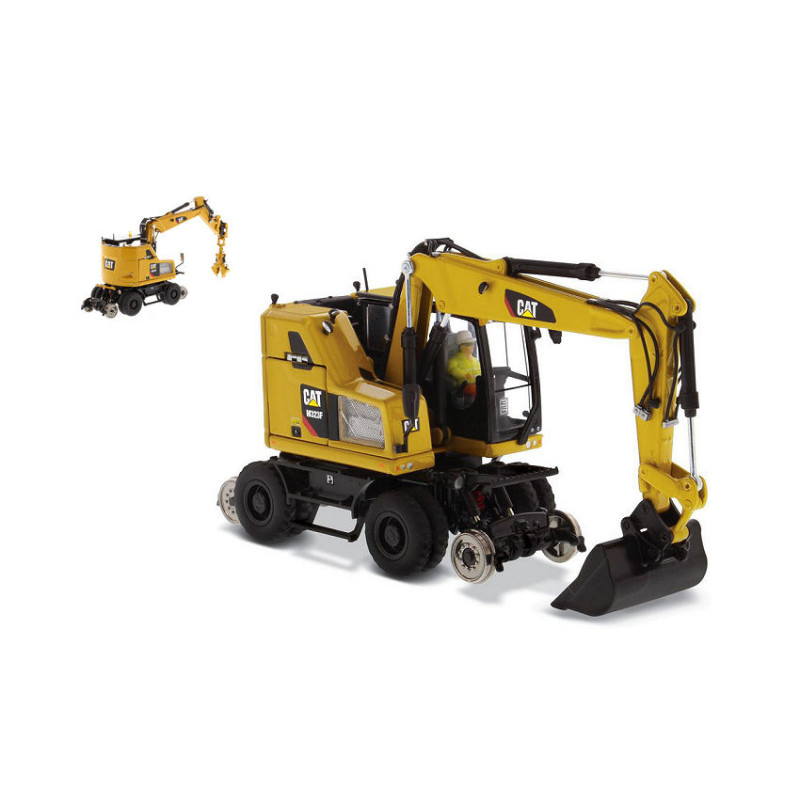 1:50 Diecast Master M323F Railroad Wheeled Excavator