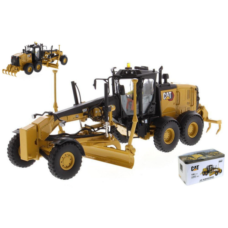 1:50 Diecast Master CAT 150 Motor Grader