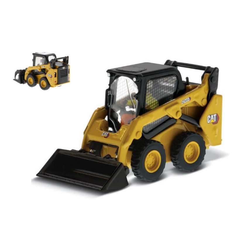 1:50 Diecast Master CAT 242D3 Skid Steer Loader