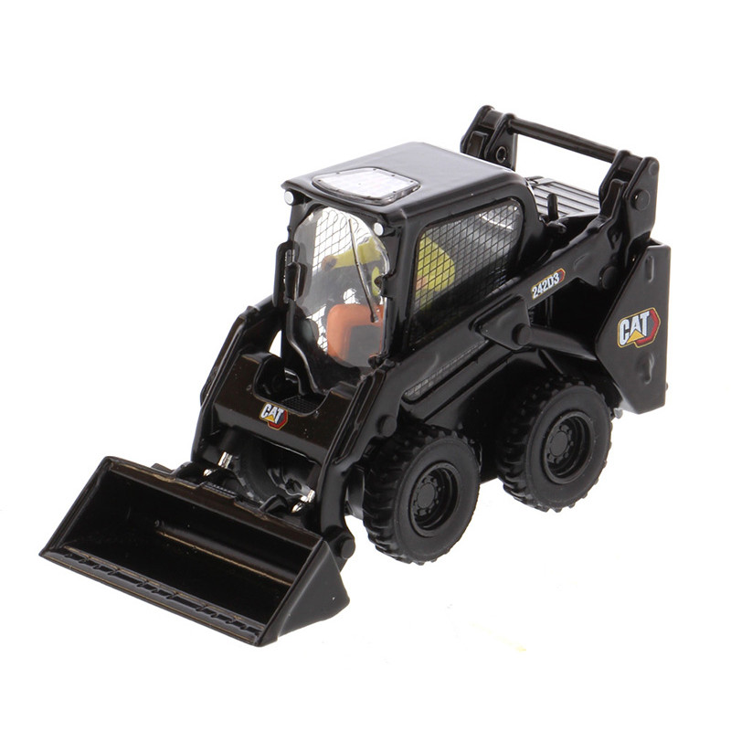 1:50 Diecast Master CAT 242D3 Skid Steer Loader Nero Edition