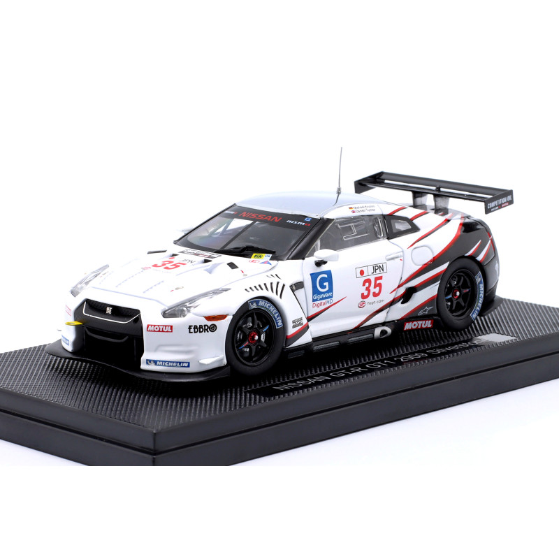 1:43 Ebbro Nissan Gt r GT1 N35 Argentostone 2009 M.krumm d.turner