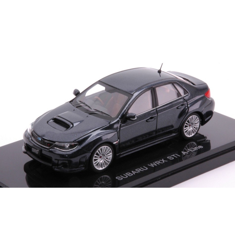 1:43 Ebbro Subaru WRX STI A line Nero Metallizzato