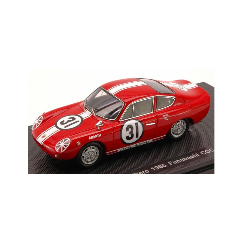 1:43 Ebbro Abarth Bialbero 1965 N31 Funabashi CCC Race