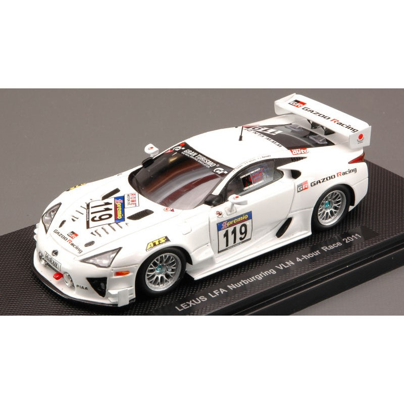 1:43 Ebbro Lexus LFA N119 Nurburgring VLN Race 2011