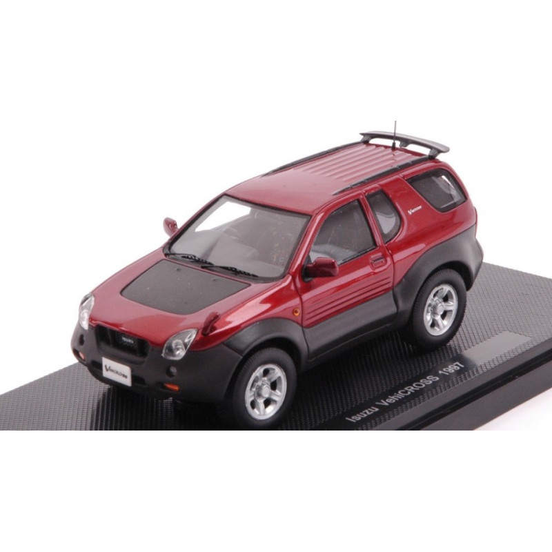 1:43 Ebbro Isuzu Vehicross 1997 Rosso Metallizzato