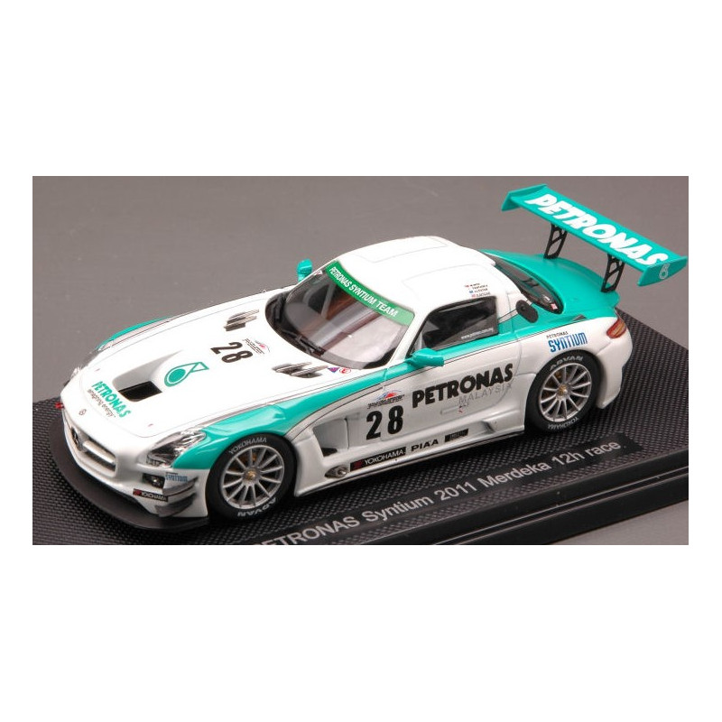 1:43 Ebbro Mercedes SLS GT3 N28 Merdeka 2012 Moh kataoka lester ritchie